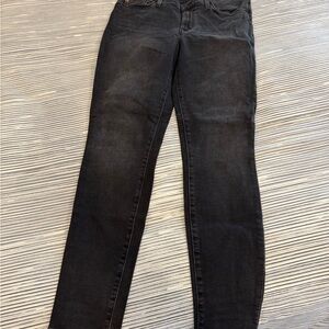 Hudson Mid-Rise Super Skinny Ankle Jeans